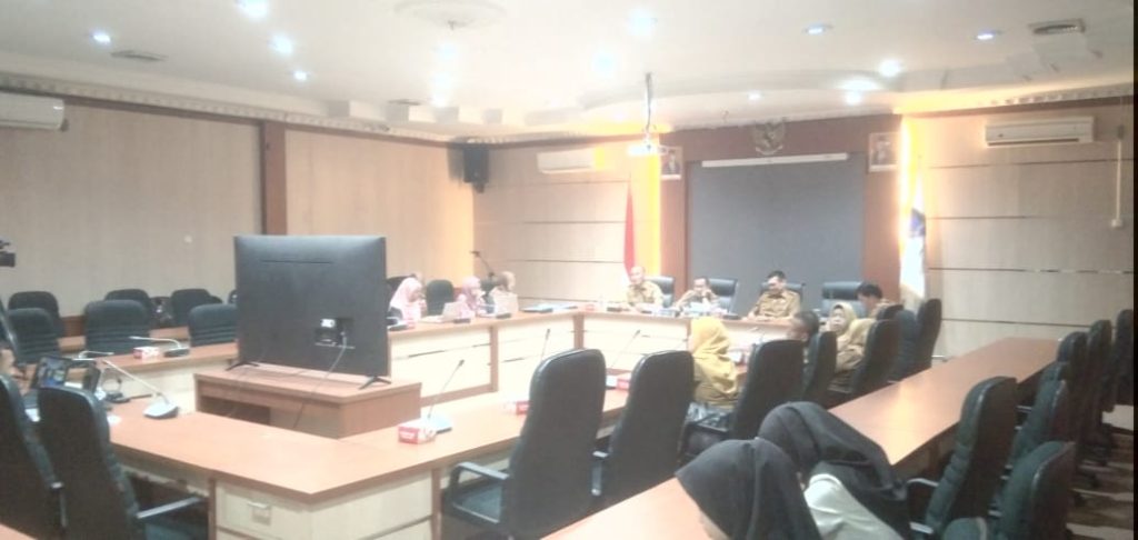 Secara Virtual, Pemkab Lahat Ikuti Rakor Pengendalian Inflasi