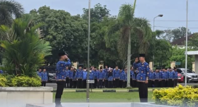 Apel Rutin, Pj Walikota Prabumulih Tegaskan Pentingnya Disiplin Bagi ASN & Non ASN
