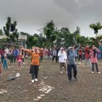 Ketua TP PKK Prabumulih Ikuti Senam Pagi di Stadion Talang Jimar