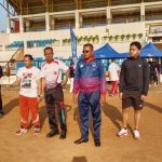 Laga Persahabatan, Wako Prabumulih Saksikan Pertandingan Bola Pemkot VS Polres