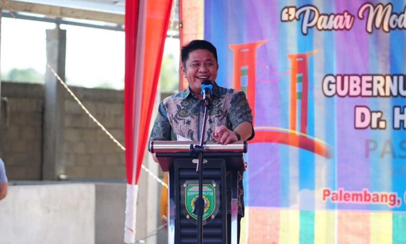 HD Resmikan Pasar Modern Grand Citra Mandiri, Pacu Ekonomi di Gandus Palembang