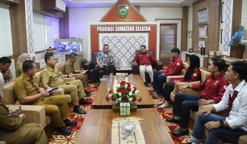 Wagub Cik Ujang Terima Audiensi Ketua IMM Sumsel