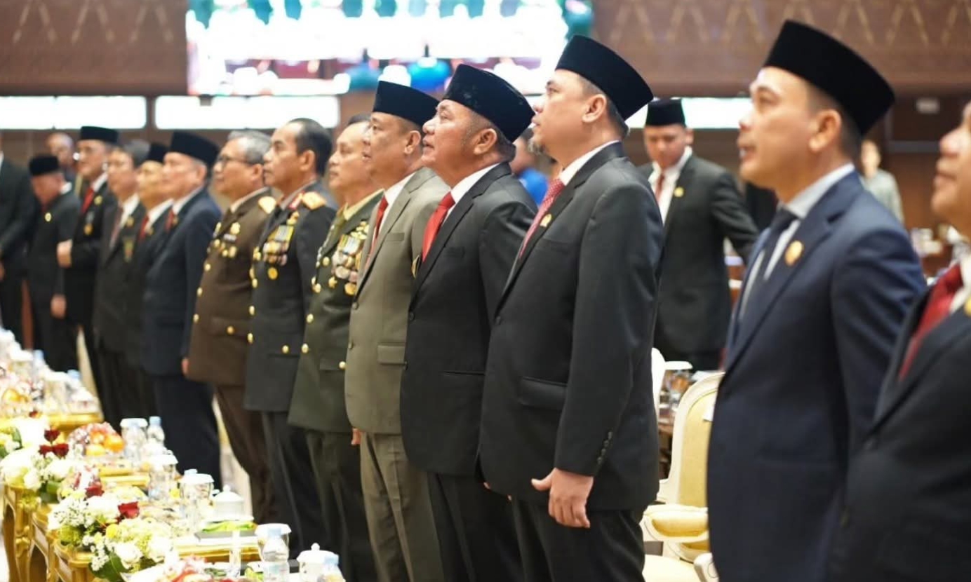 Gubernur Sumsel & Wakilnya Dengarkan Pidato Kenegaraan HUT RI ke-80 Tahun