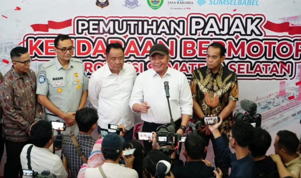 Sambut HUT Kemerdekaan RI, Pemprov Sumsel Launching Program Pemutihan Pajak Bermotor