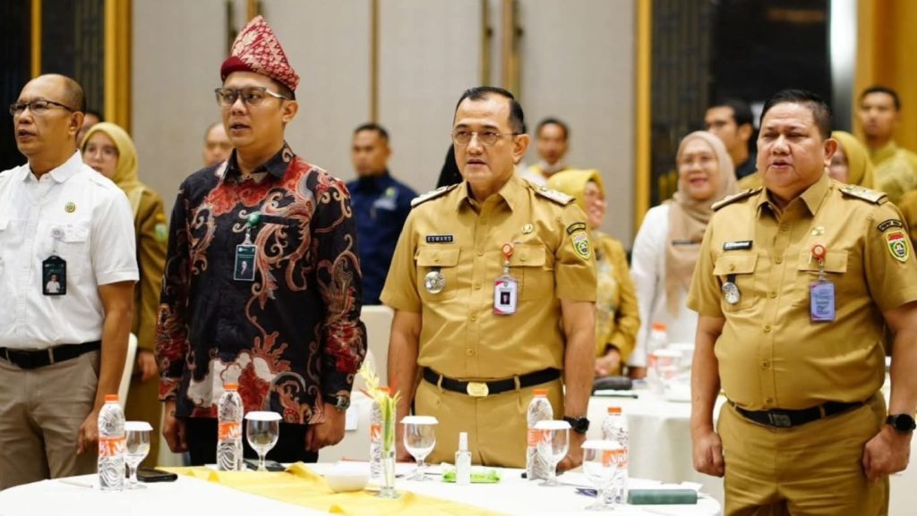 Jaga Kelestarian Pesisir, Sekda Sumsel Hadiri Rakerda Kelompok Kerja Mangrove