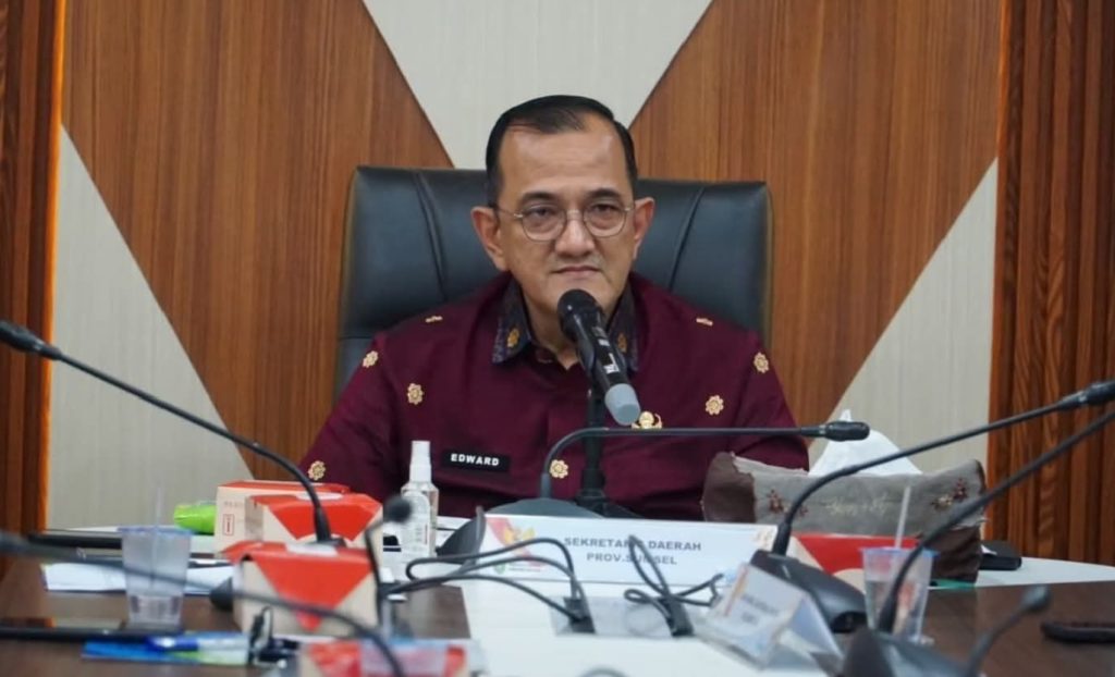 Sekda Sumsel Pimpin Rapat Persiapan Penandatanganan Komitmen Bersama