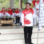 Semangat Kemerdekaan, Ketua DPRD Prabumulih Lepas Ribuan Peserta Lomba Gerak Jalan