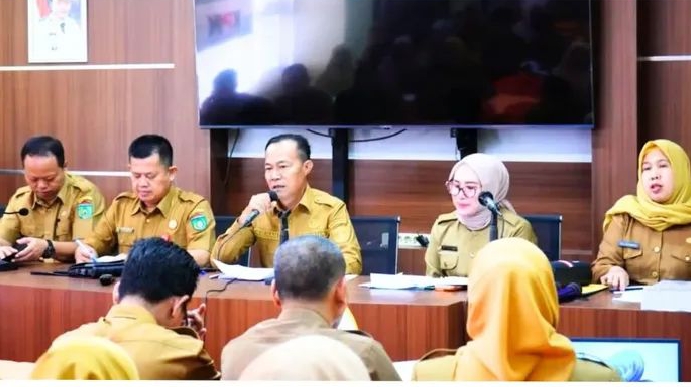 Sekaligus Tindak Lanjuti Rekomendasi DPRD, Sekda Prabumulih Pimpin Rapat Pembahasan IKK LPPD