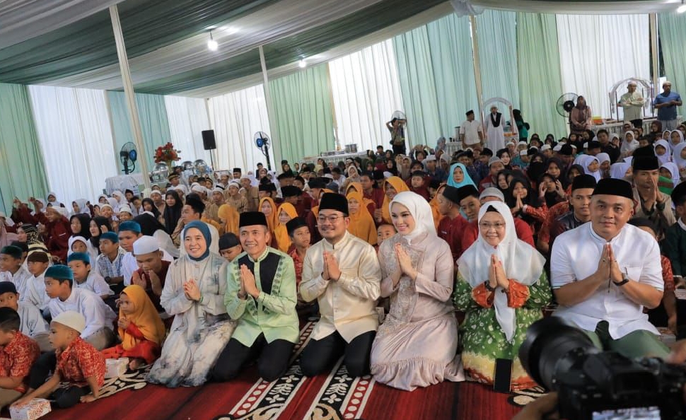 Ajak 479 Anak Yatim Do’akan Palembang, RDPS Tasyakuran 1 Tahun Kepemimpinan