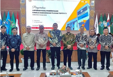 DPRD Prabumulih Hadiri Penyerahan LHP di BPK Sumsel