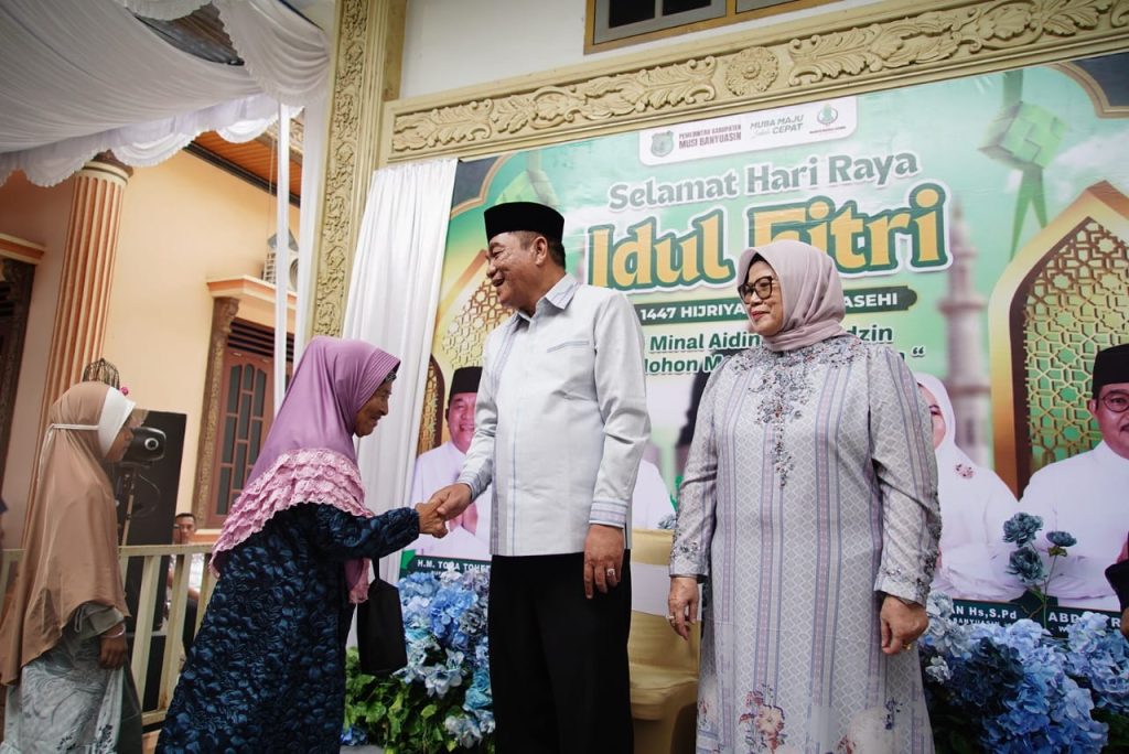 Dipadati Warga, Open House Lebaran Bupati Muba Penuh Keakraban