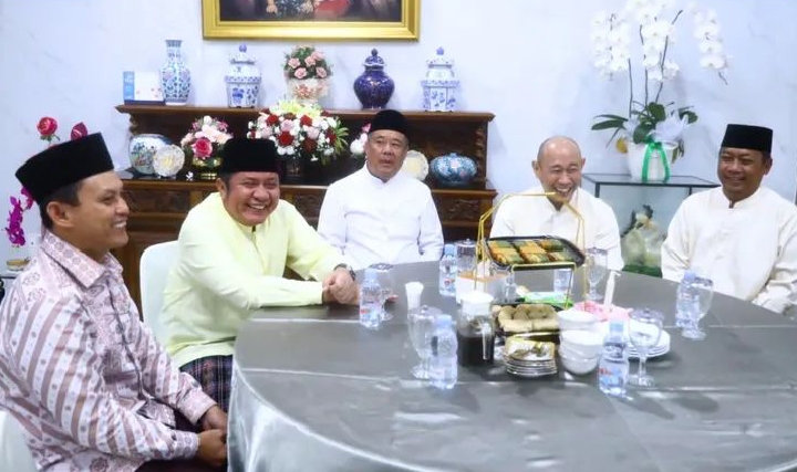 Usai Gelar Open House, Gubernur Sumsel Balas Kunjungan Silaturahmi