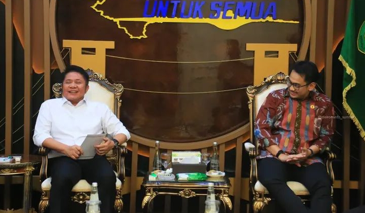 Sumsel Siap Cetak 100 Ribu “Sultan Muda”, Gubernur Bahas Kolaborasi UMKM dengan Stafsus Presiden