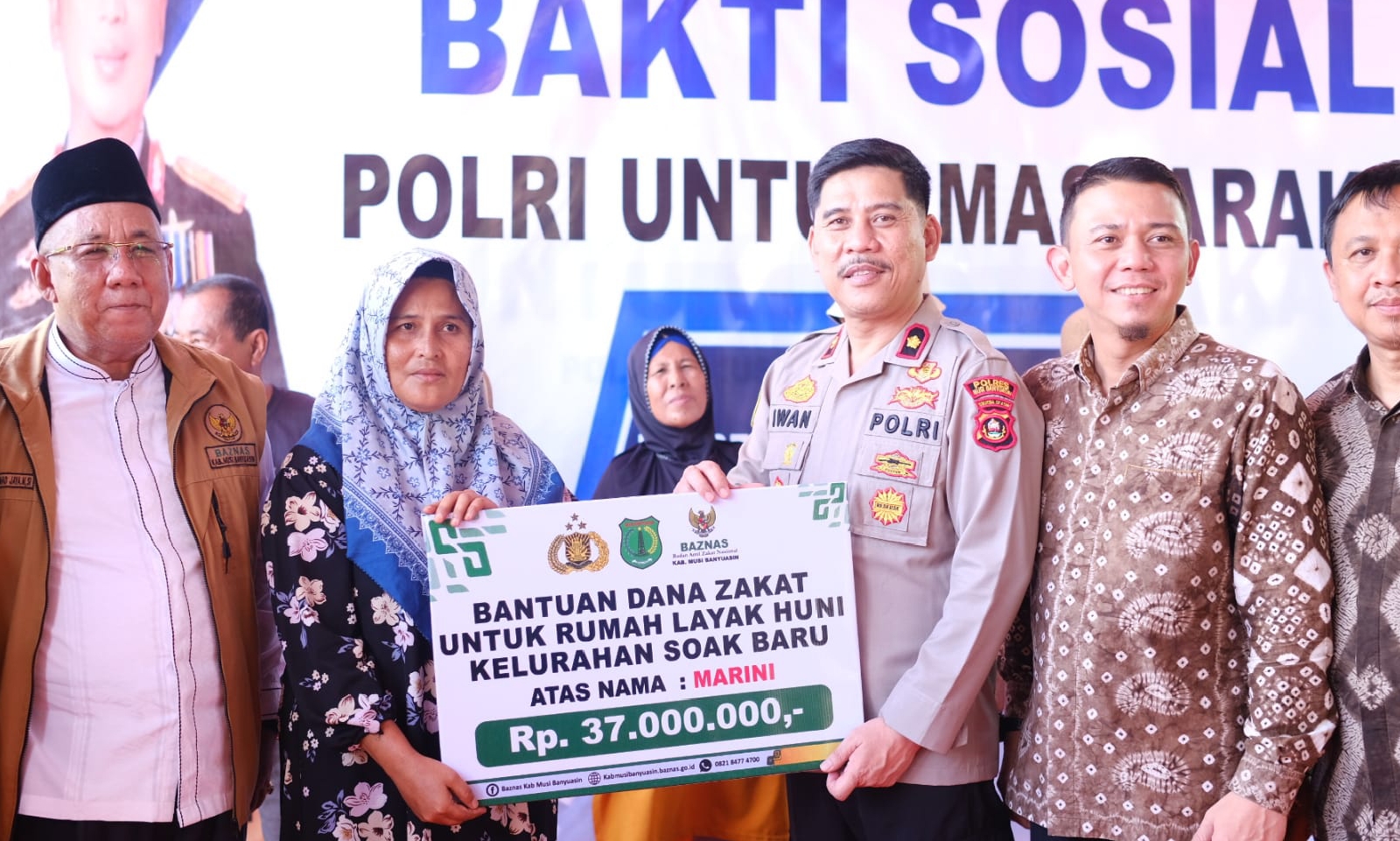 Dukung Bedah Rumah Dari Polda Sumsel, Pemkab Muba: Semoga Memberikan Manfaat Besar