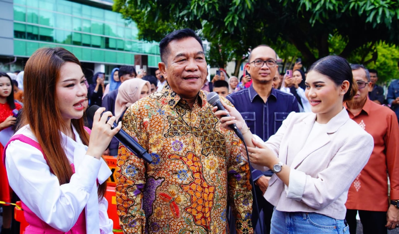 Audisi D’Academy 8 Membludak di Muba, Bupati Suntik Semangat Ribuan Peserta