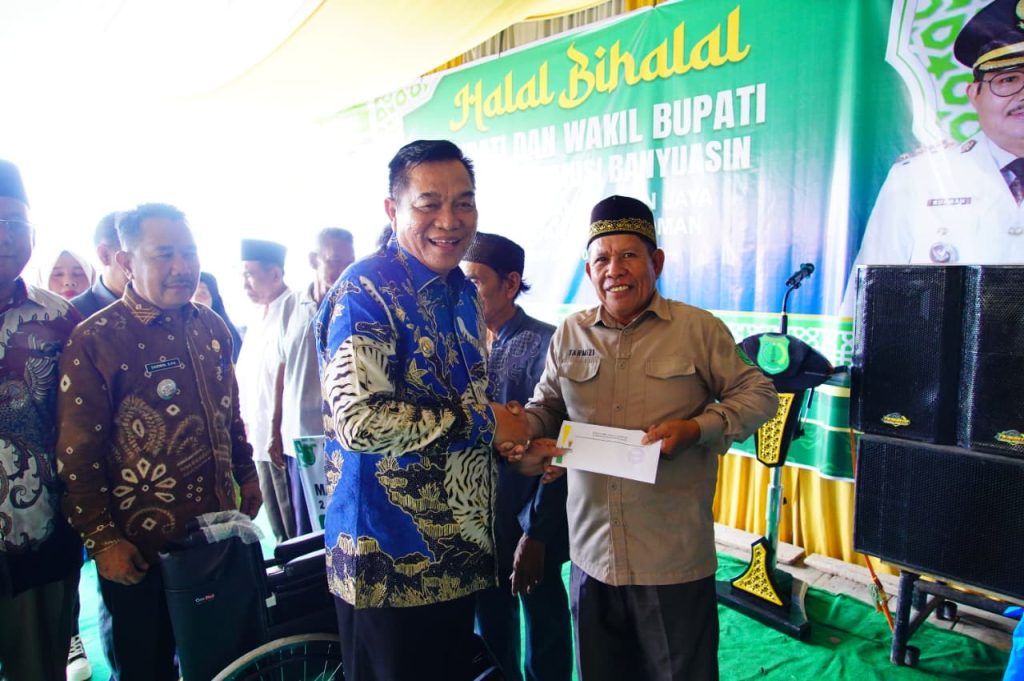 Halal Bihalal di Mangun Jaya, Bupati Muba Ajak Warga Perkuat Kebersamaan