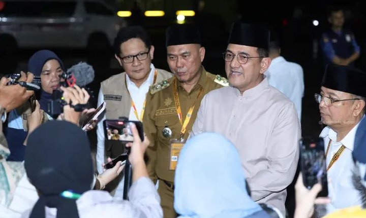 Sekda Sumsel Cek Kesiapan Jamaah Kloter PLM 10 di Asrama Haji Palembang
