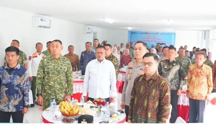 Virtual, Wako Prabumulih Hadiri Peresmian Operasional 1061 Koperasi Merah Putih