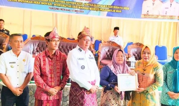 Sedekah Adat Dusun Desa Tanjung Menang Dihadiri Wako Prabumulih