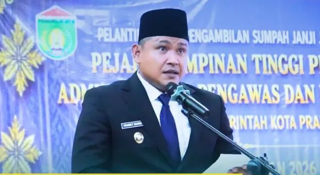 Sejumlah Pejabat Tinggi Dilantik, Wawako Prabumulih Ingatkan Jabatan Adalah Amanah