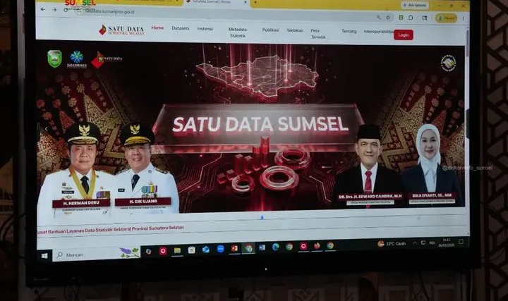 Satu Data Indonesia, Pemprov Sumsel Dorong Sinergi Data Kabupaten/Kota