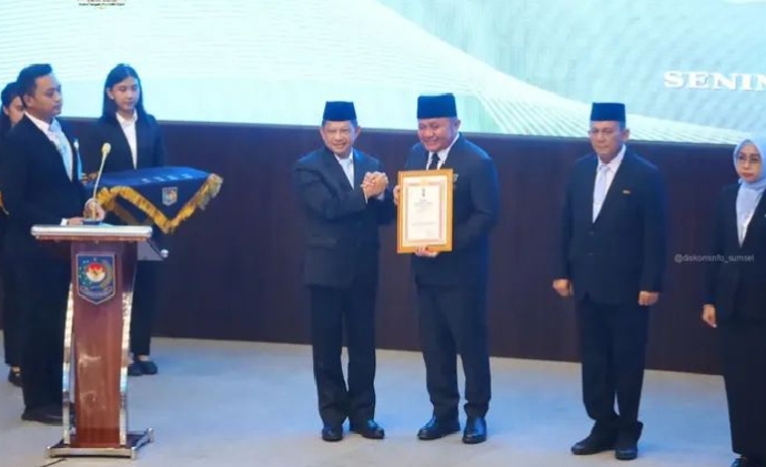 Gubernur Sumsel Raih Penghargaan Atas Dedikasi Jaga Mangrove