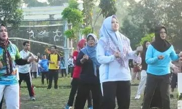 Pemkot Prabumulih Gelar Senam Sehat Bersama di Stadion Talang Jimar
