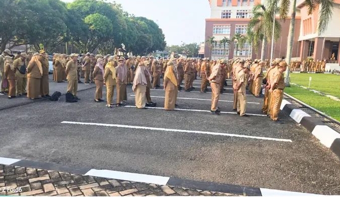 Gelar Apel Mingguan, Sekda Prabumulih Tekankan Perkuat Sinergi Antar OPD