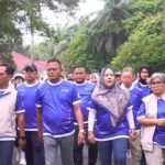 Wako Prabumulih & SKK Migas Gelar Jalan Santai serta Penanaman Pohon