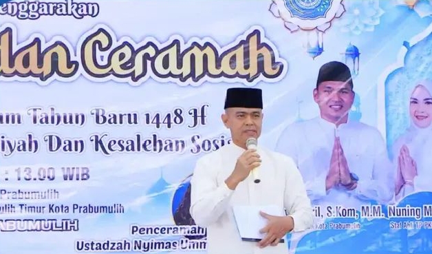 Muharam 1448 H, Asisten l Setda Prabumulih Ikuti Pengajian Rutin Bulanan 