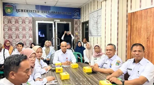 Rapat Virtual, Asisten l Setda Prabumulih Ikuti Bimtek PUVA di Diskominfo